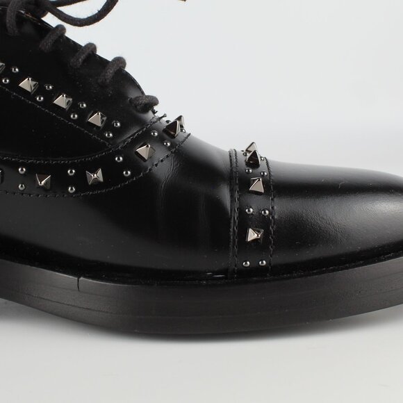 Valentino Garavani Women's Gentleglam Studded Wingtip Oxford - Office to Weekend - Picture 12 of 16